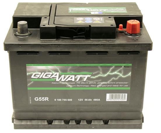 Gigawatt 0 185 755 600 Akumulator Gigawatt 12V 56AH 480A(EN) P+ 0185755600: Dobra cena w Polsce na 2407.PL - Kup Teraz!