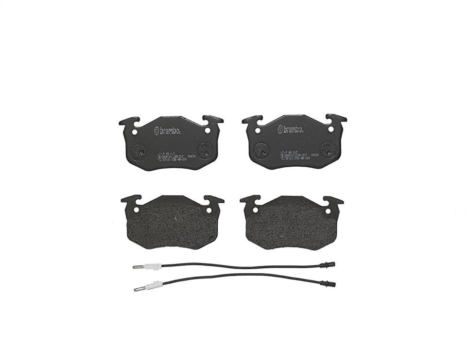 Scheibenbremsbeläge Renault Rapid: P68015 Brembo Bremsbelagsatz