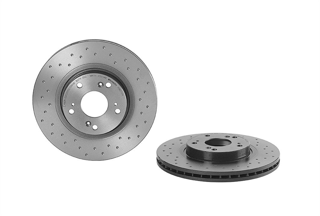 Brembo 09.B270.1X Tarcza hamulcowa wentylowana z perforacją 09B2701X: Dobra cena w Polsce na 2407.PL - Kup Teraz!