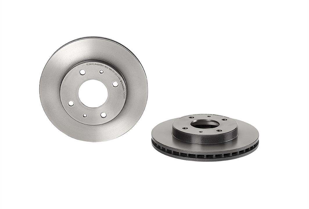 Brembo 09.7043.11 Ventilated disc brake, 1 pcs. 09704311: Buy near me in Poland at 2407.PL - Good price!