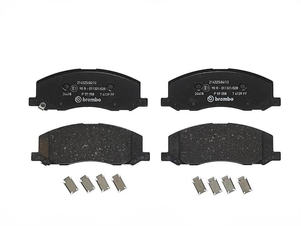 P59058 Brembo Bremsbelagsatz
