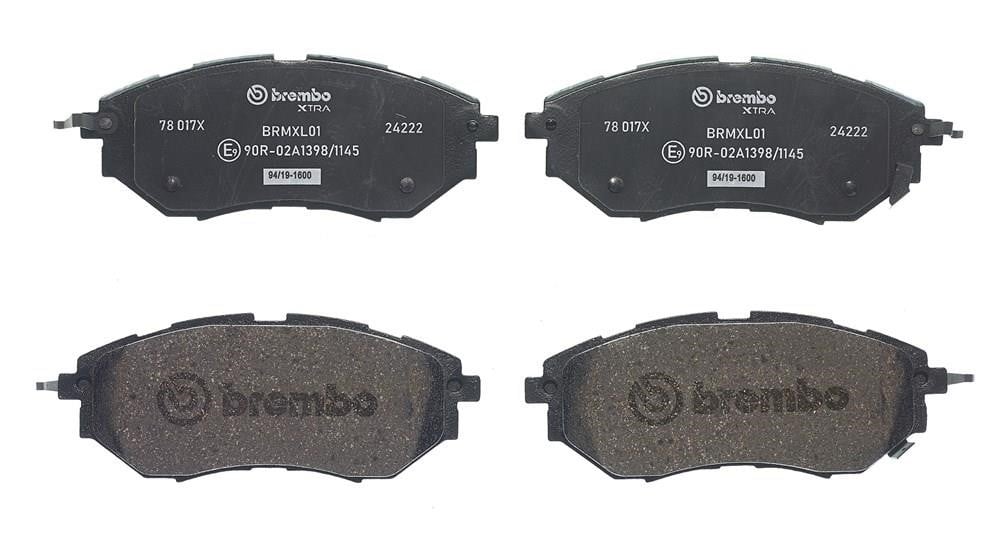 P78017X Brembo Тормозные колодки дисковые BREMBO XTRA, комплект
