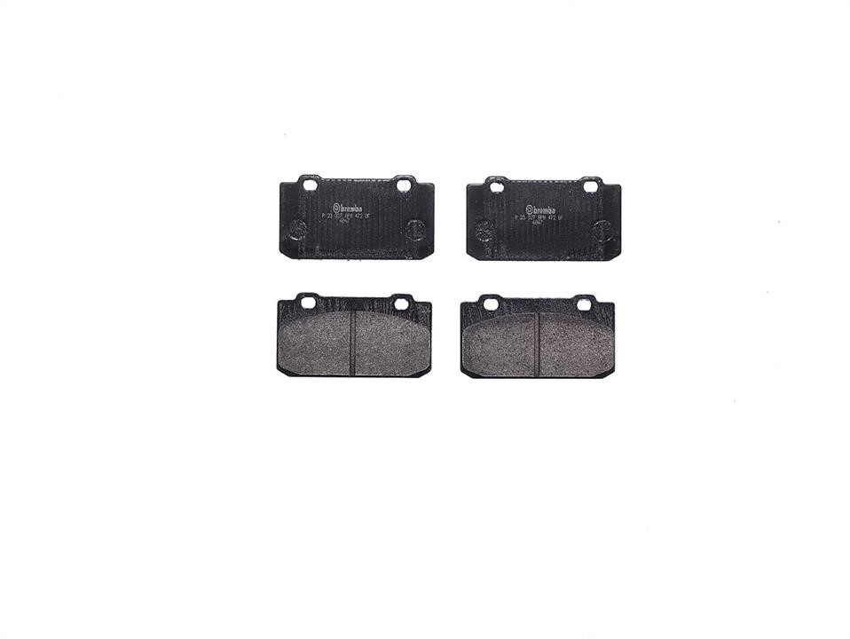 Brembo P 23 027 Brake Pad Set, disc brake P23027: Buy near me in Poland at 2407.PL - Good price!