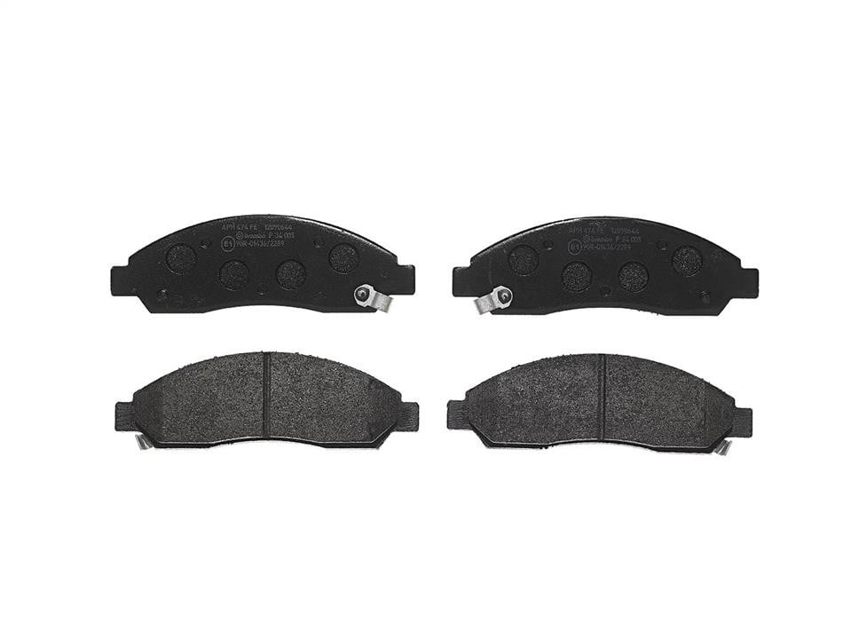 P34005 Brembo Klocki hamulcowe, zestaw