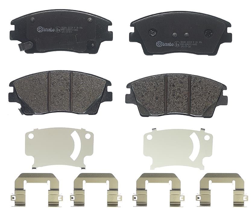 Brembo P 30 096 Brake pad set P30096: Buy near me at 2407.PL in Poland at an Affordable price! P30096 Brembo Brake pad set