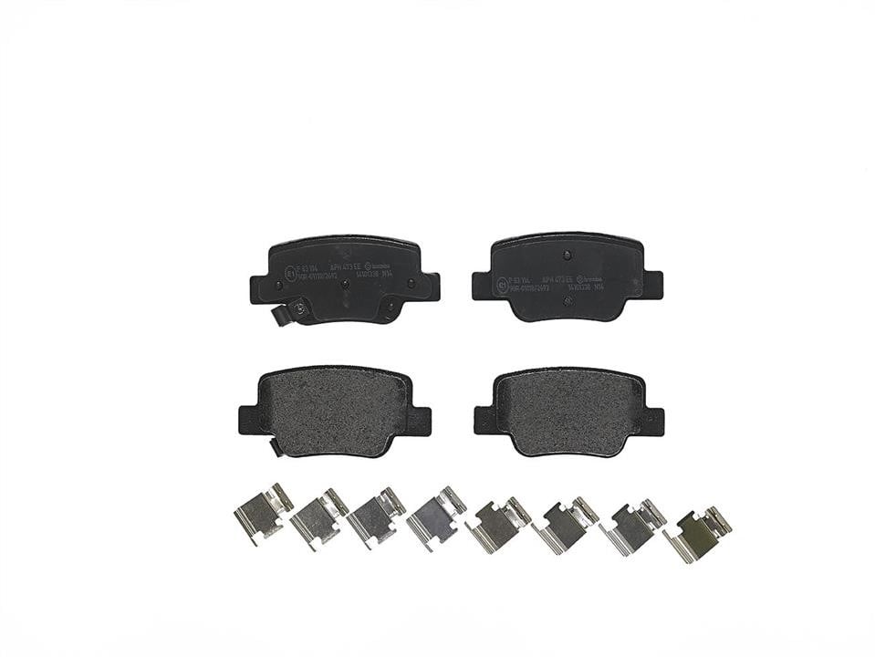 Brembo P 83 114 Brake pad set P83114: Buy near me at 2407.PL in Poland at an Affordable price! P83114 Brembo Brake pad set