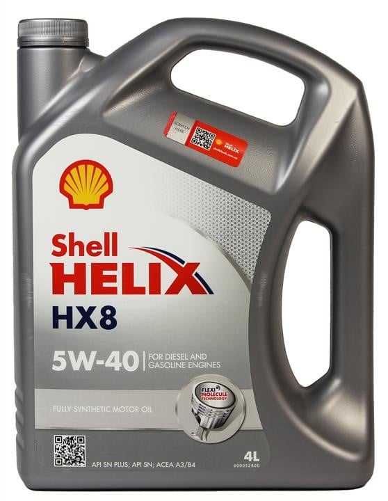 Shell HELIX HX 8 SYNTHETIC 5W-40 4L Olej silnikowy Shell Helix HX8 Synthetic 5W-40, API SN/CF, ACEA A3/B4, 4L HELIXHX8SYNTHETIC5W404L: Dobra cena w Polsce na 2407.PL - Kup Teraz!