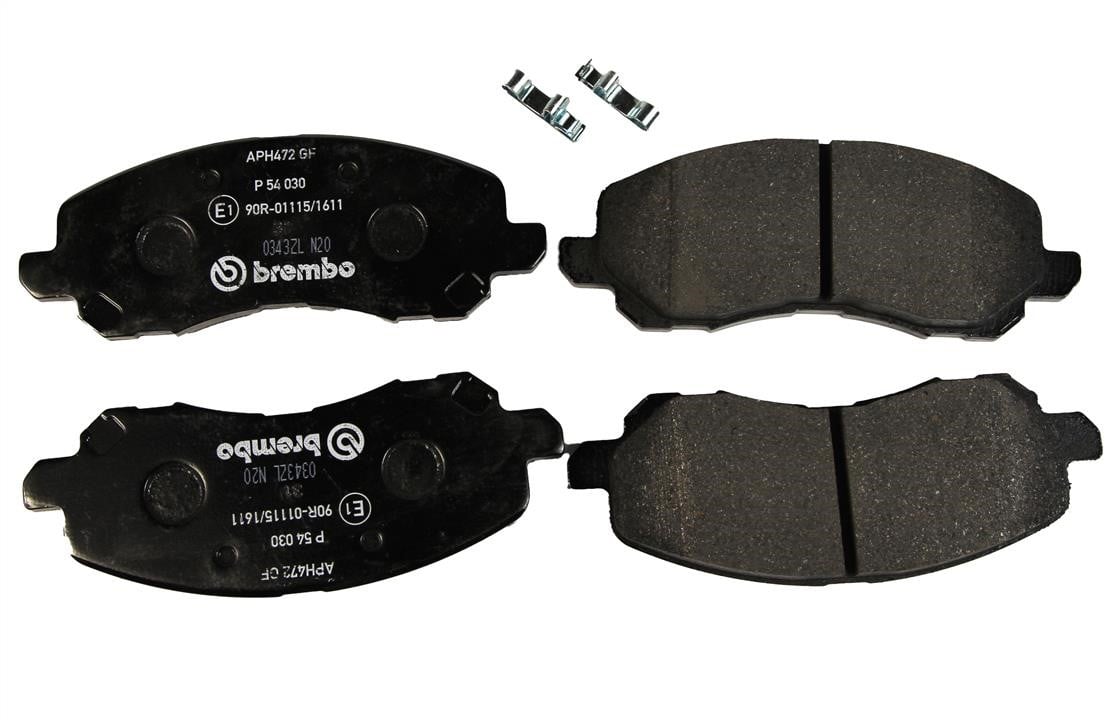 P54030 Brembo Front disc brake pads, set