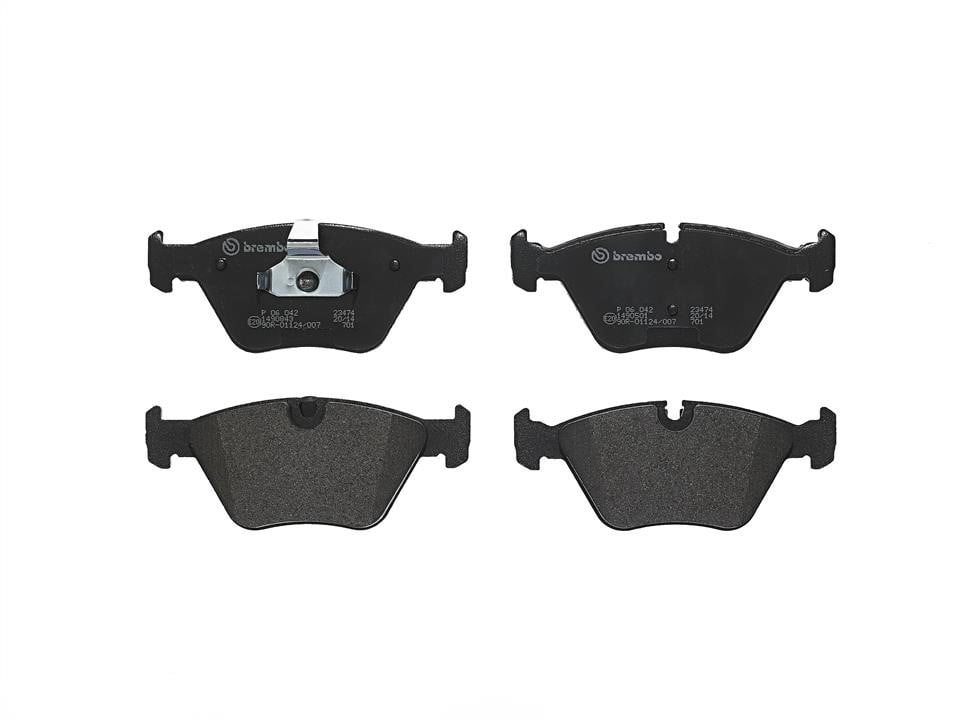P06042 Brembo Klocki hamulcowe, zestaw
