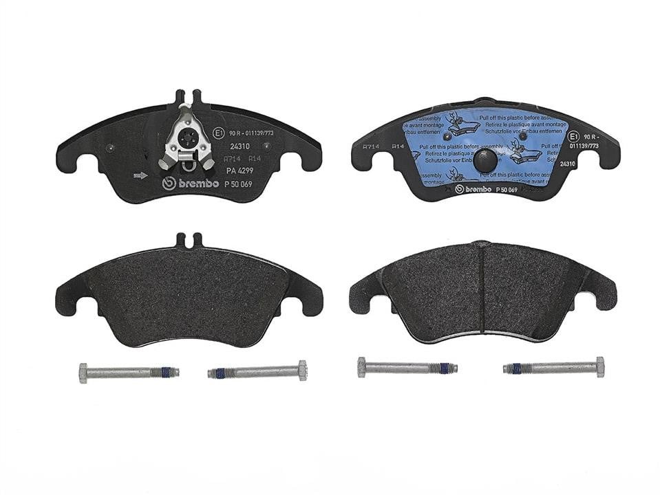 P50069 Brembo Klocki hamulcowe, zestaw