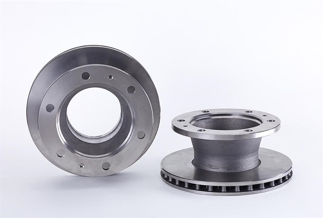 Brake rotor Iveco: 09681360 Brembo Rear vented brake disc