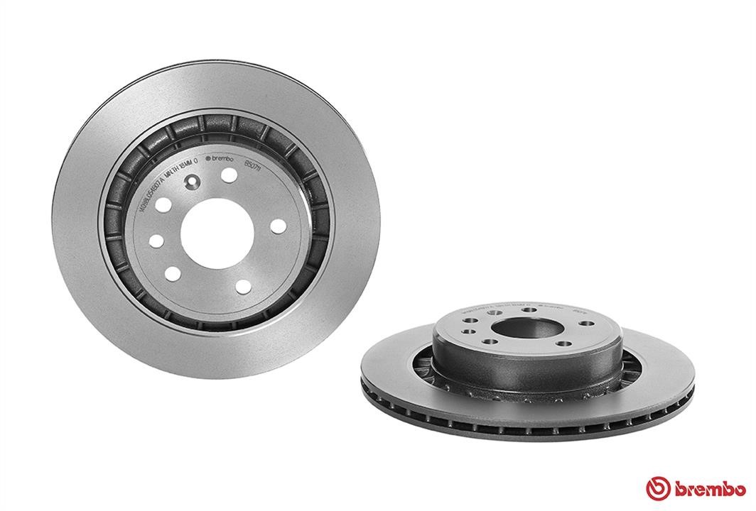 Scheibenbremsen Saab 9-5: 09B50711 Brembo Bremsscheibe hinten belüftet