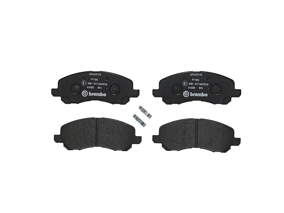 Brembo P 11 026 Brake Pad Set, disc brake P11026: Buy near me in Poland at 2407.PL - Good price!