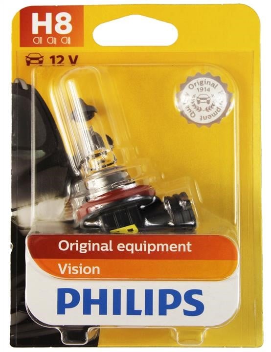 1 Ampoule PHILIPS H8 Vision 35 W 12 V