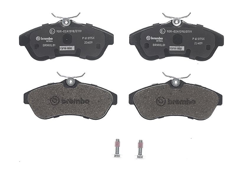 Brembo P 61 075X Тормозные колодки дисковые BREMBO XTRA, комплект P61075X: Отличная цена - Купить в Польше на 2407.PL!
