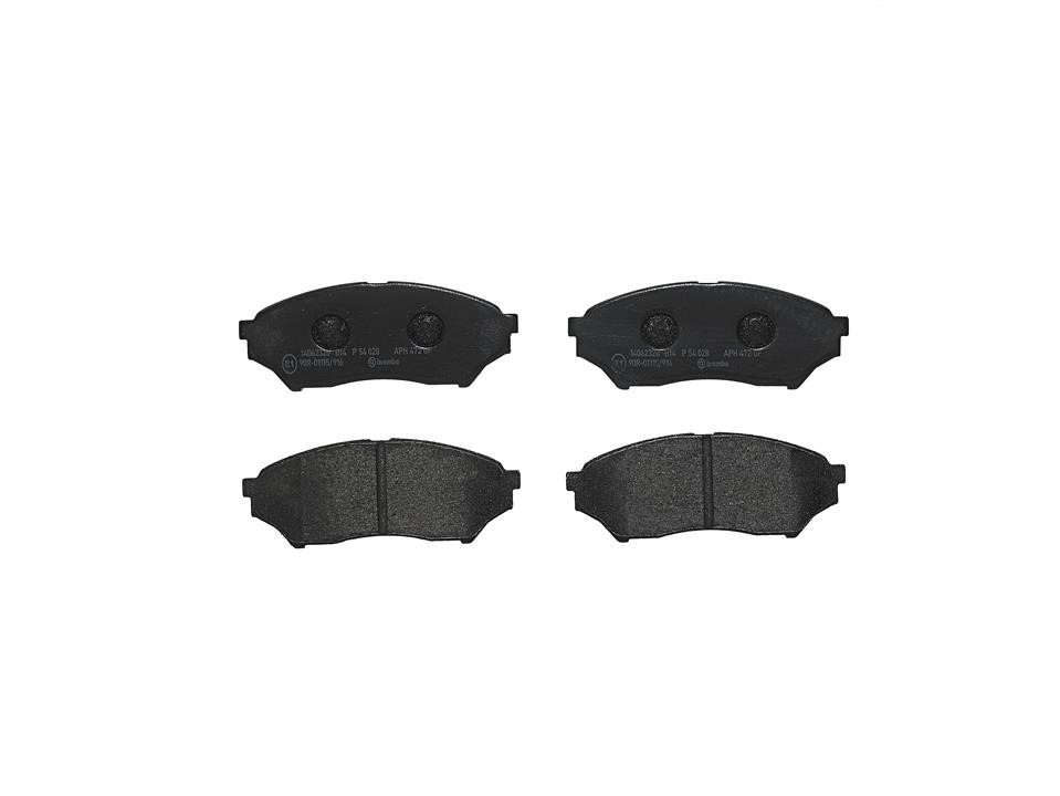 P54028 Brembo Klocki hamulcowe, zestaw