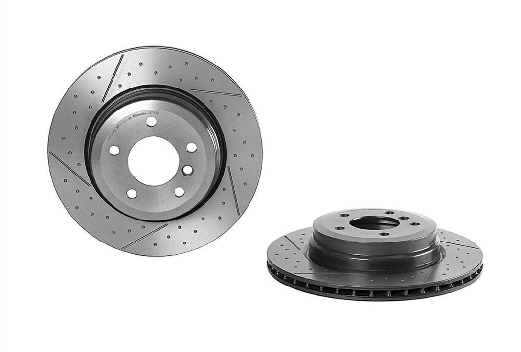 09C24611 Brembo Rear vented brake disc
