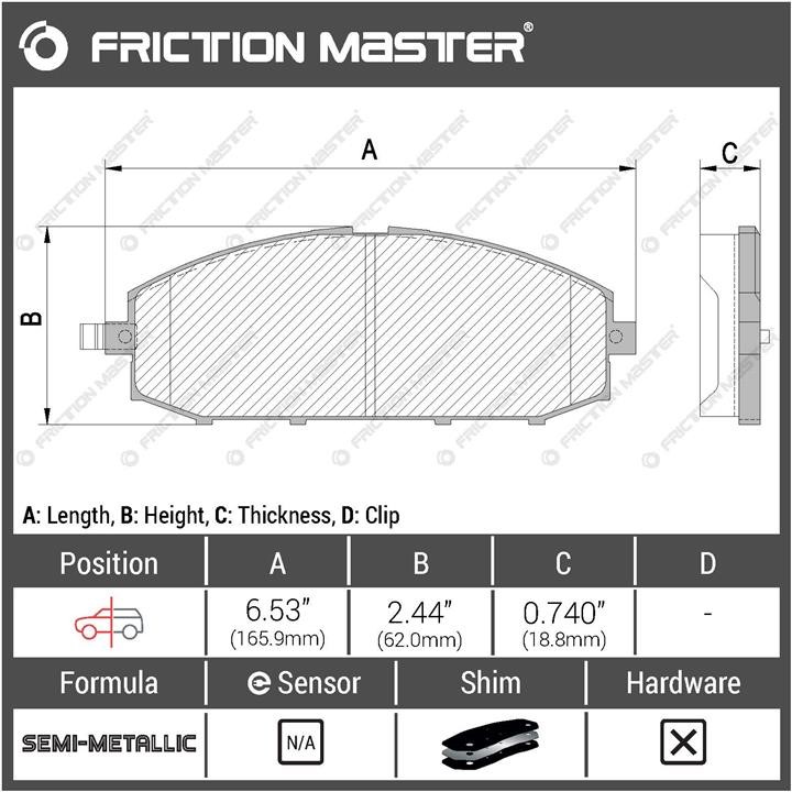 Buy Friction Master MKD1958 at a low price in Poland!