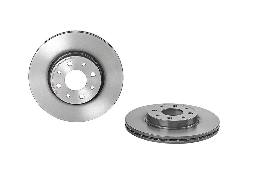 Brembo 09.5870.11 Ventilated disc brake, 1 pcs. 09587011: Buy near me in Poland at 2407.PL - Good price!