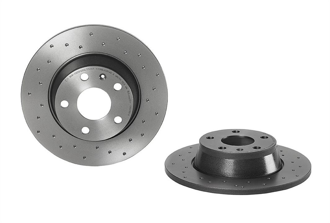 0897691X Brembo Unbelüftete Bremsscheibe