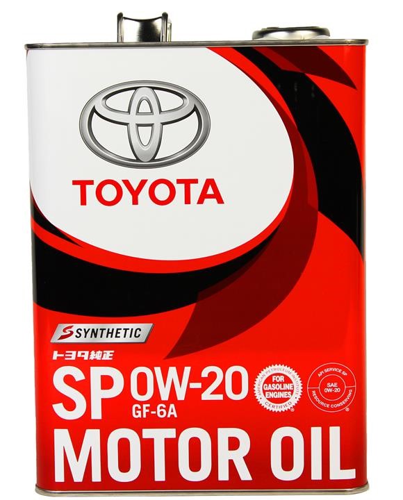 Toyota 08880-13205 Engine oil Toyota Synthetic Motor Oil 0W-20, 4L 0888013205: Buy near me in Poland at 2407.PL - Good price!