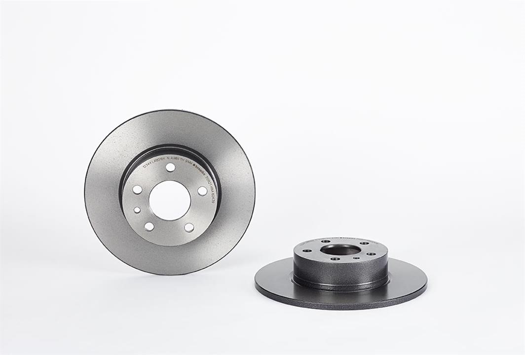 Brembo 08.3126.21 Rear brake disc, non-ventilated 08312621: Buy near me at 2407.PL in Poland at an Affordable price!
