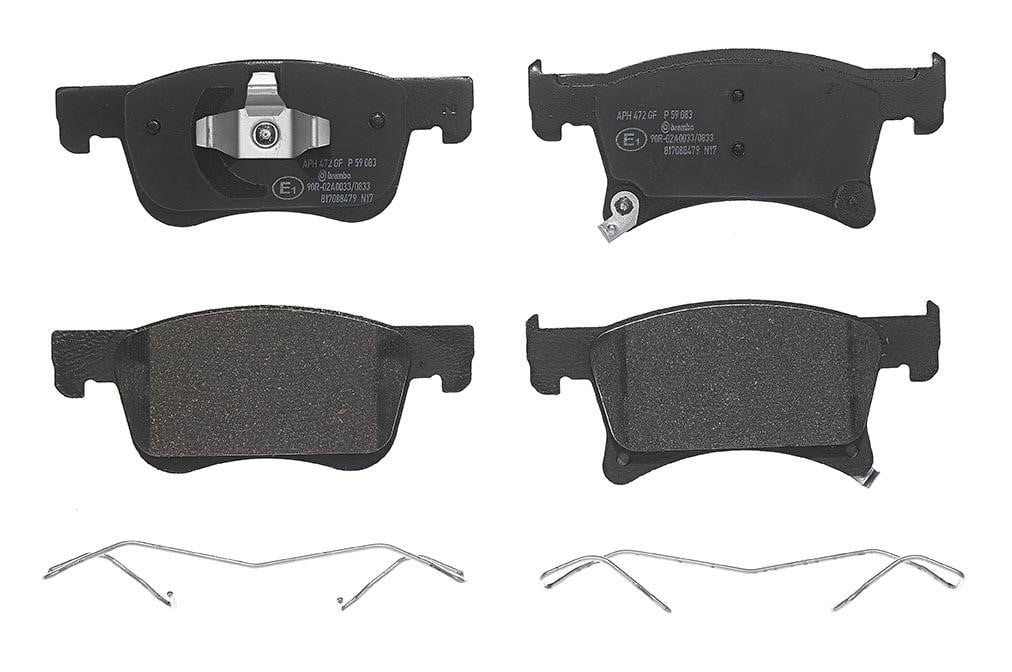 Brembo P 59 083 Brake pad set P59083: Buy near me at 2407.PL in Poland at an Affordable price! P59083 Brembo Brake pad set