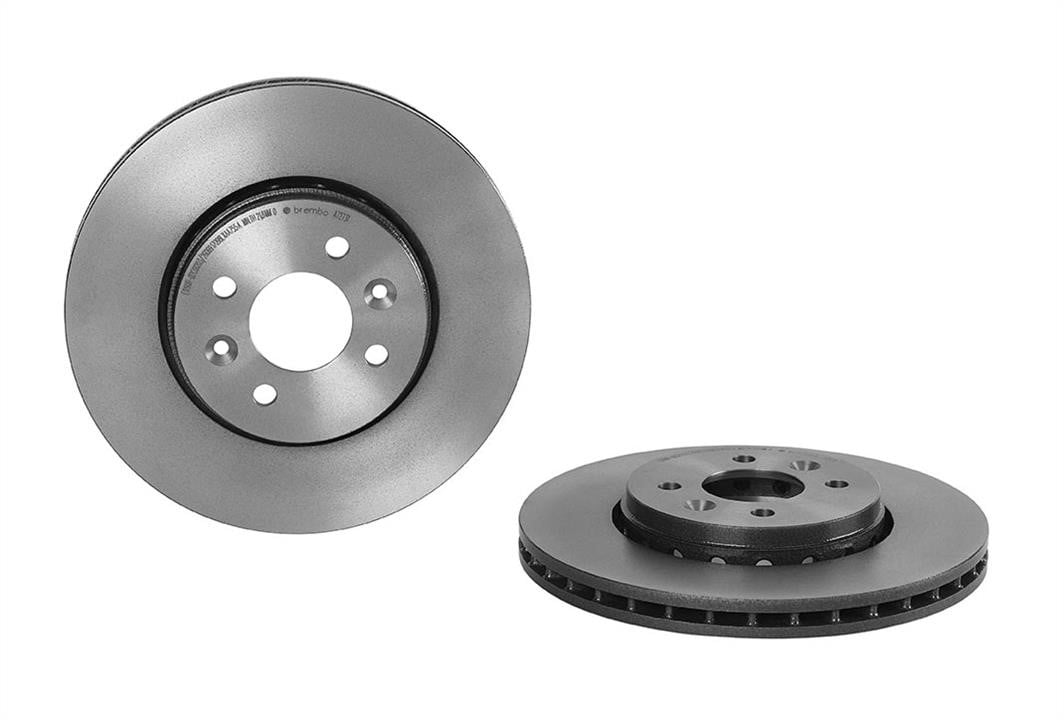 Brembo 09.A727.31 Front brake disc ventilated 09A72731: Buy near me in Poland at 2407.PL - Good price!
