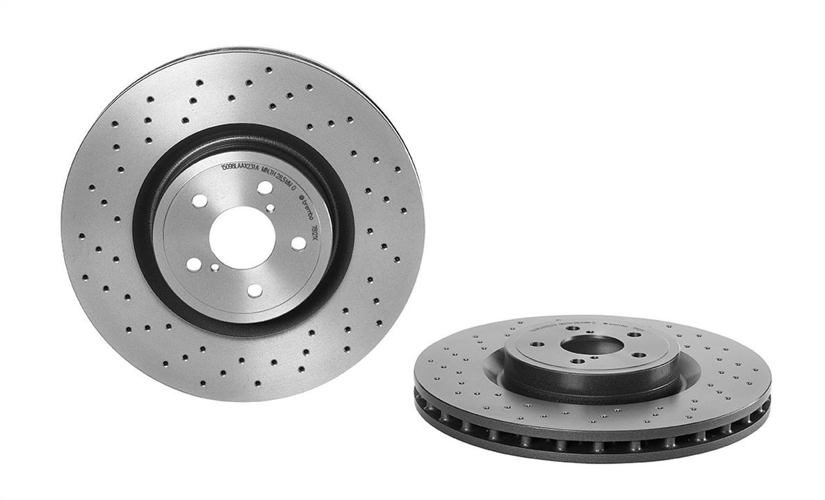 Brembo 09.7812.1X Ventilated brake disc with perforation 0978121X: Buy near me in Poland at 2407.PL - Good price!