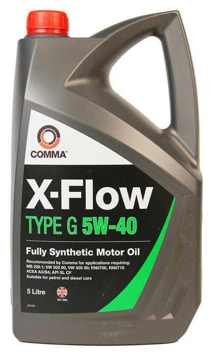 XFG5L Comma Engine oil Comma X-Flow Type G 5W-40, 5L