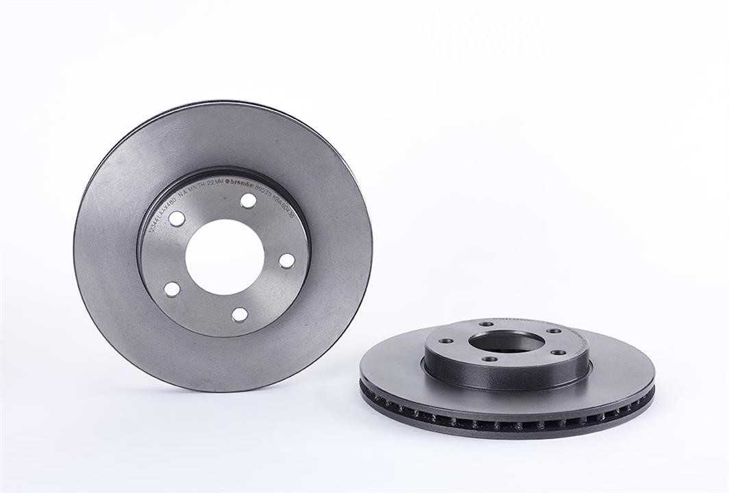 09895311 Brembo Vented brake disc, 1 pc
