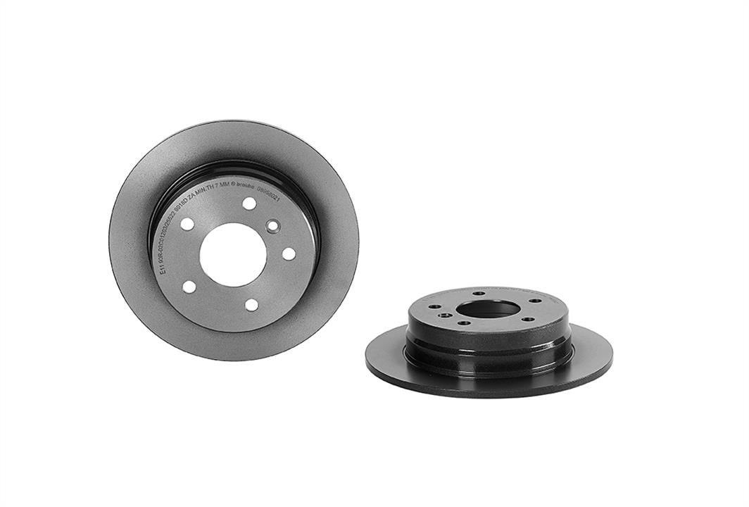 08958021 Brembo Bremsscheibe hinten voll