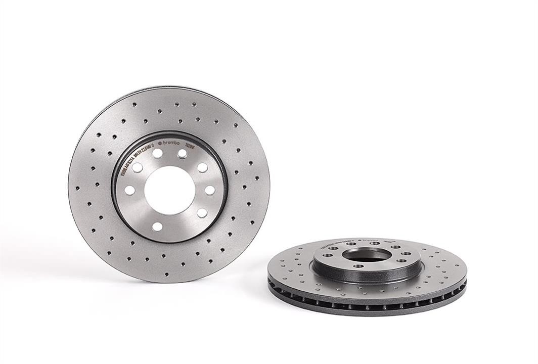 Brembo 09.7629.1X Ventilated brake disc with perforation 0976291X: Buy near me in Poland at 2407.PL - Good price!