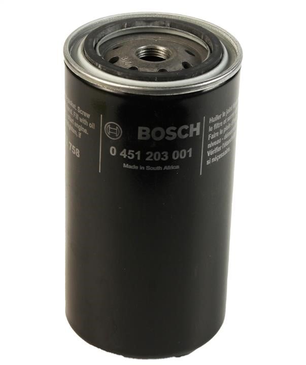 Bosch 0 451 203 001 Масляный фильтр 0451203001: Отличная цена - Купить в Польше на 2407.PL!