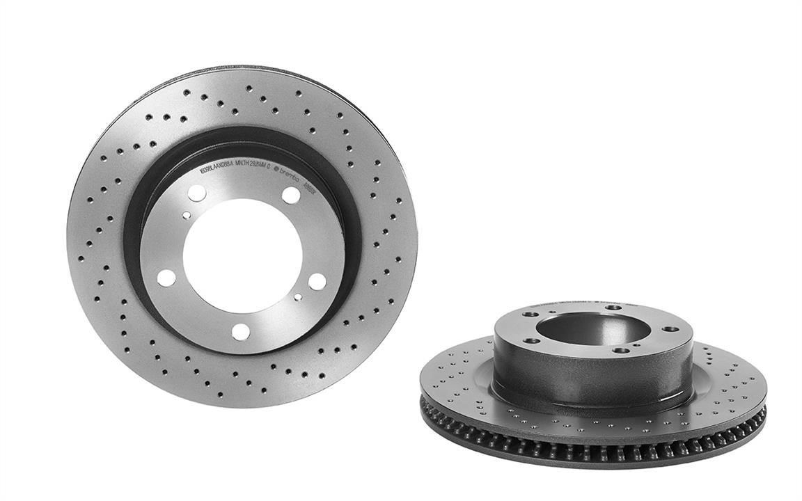 Brembo 09.A966.1X Front brake disc ventilated 09A9661X: Buy near me in Poland at 2407.PL - Good price!