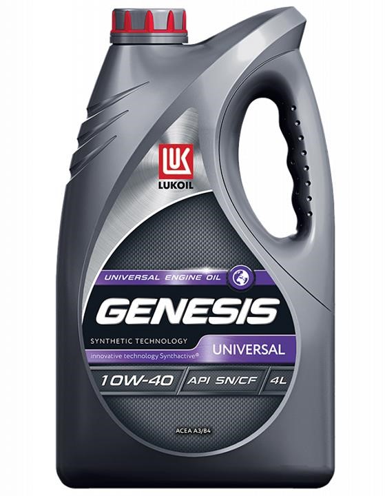 Lukoil 3148646 Engine oil LUKOIL GENESIS UNIVERSAL 10W-40, 4L 3148646: Buy near me in Poland at 2407.PL - Good price!