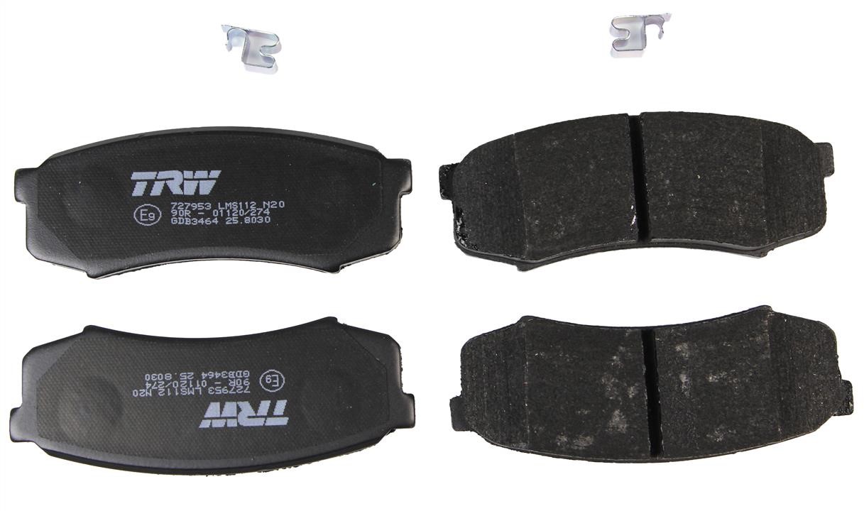 TRW GDB3464 TRW COTEC disc brake pads, set GDB3464: Buy near me in Poland at 2407.PL - Good price!