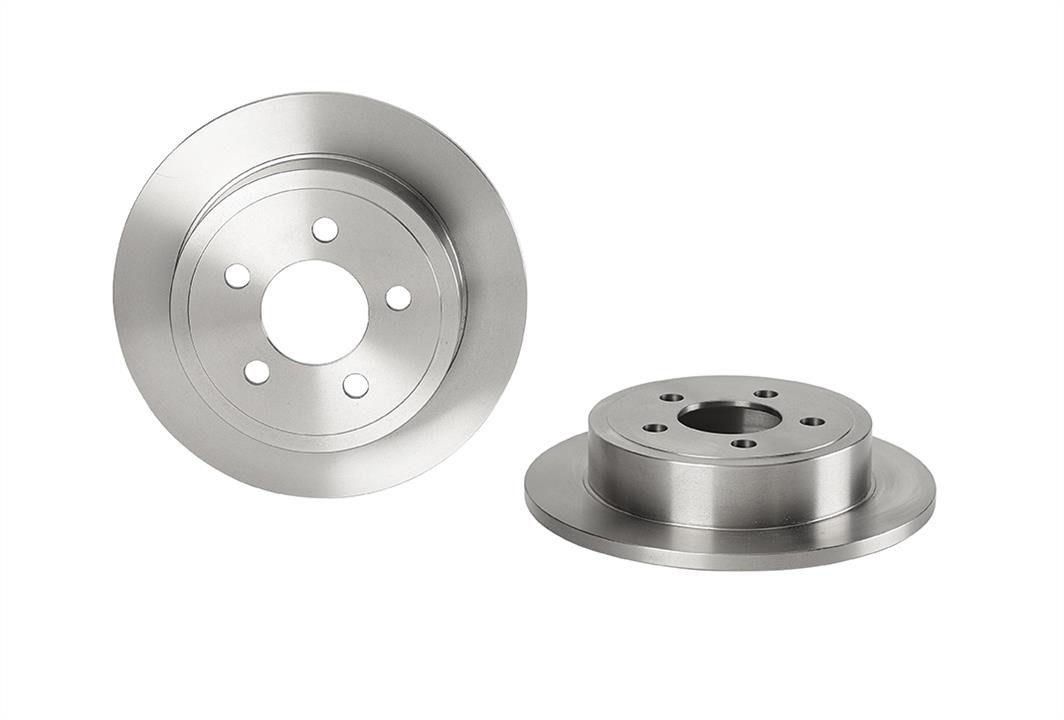 Brembo 08.A636.10 Rear brake disc, non-ventilated 08A63610: Buy near me in Poland at 2407.PL - Good price!