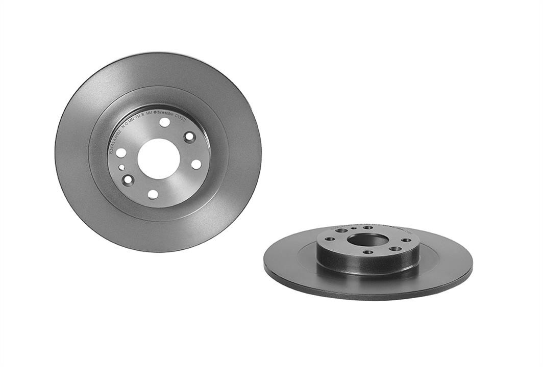 Brembo 08.C135.11 Niewentylowana przednia tarcza hamulcowa 08C13511: Dobra cena w Polsce na 2407.PL - Kup Teraz!