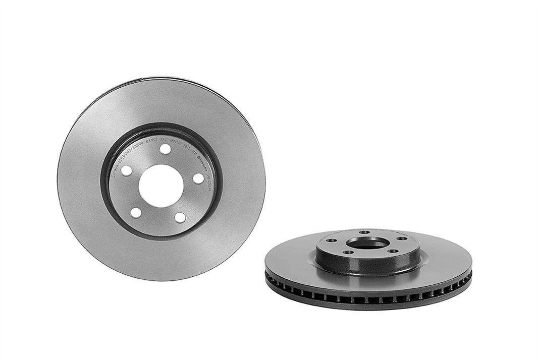 Brembo 09.N255.41 Ventilated disc brake, 1 pcs. 09N25541: Buy near me in Poland at 2407.PL - Good price!