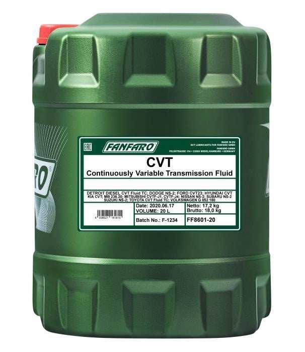 FF860120 Fanfaro Getriebeöl FanFaro CVT, 20 L