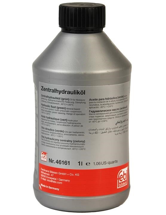 febi 46161 Hydraulic oil Febi Hydraulic Fluid for hydraulic central, power steer.+ level control system, 1 L 46161: Buy near me at 2407.PL in Poland at an Affordable price!