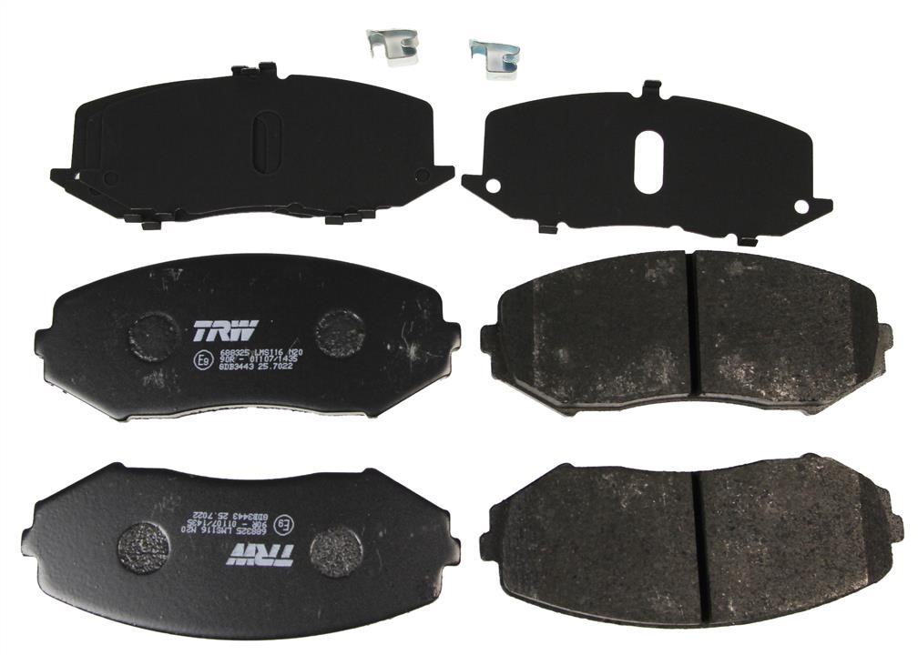 TRW GDB3443 TRW COTEC disc brake pads, set GDB3443: Buy near me in Poland at 2407.PL - Good price!