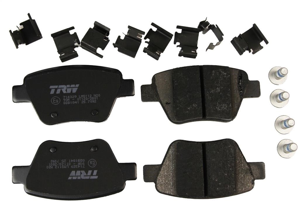 TRW GDB1841 TRW COTEC disc brake pads, set GDB1841: Buy near me in Poland at 2407.PL - Good price!