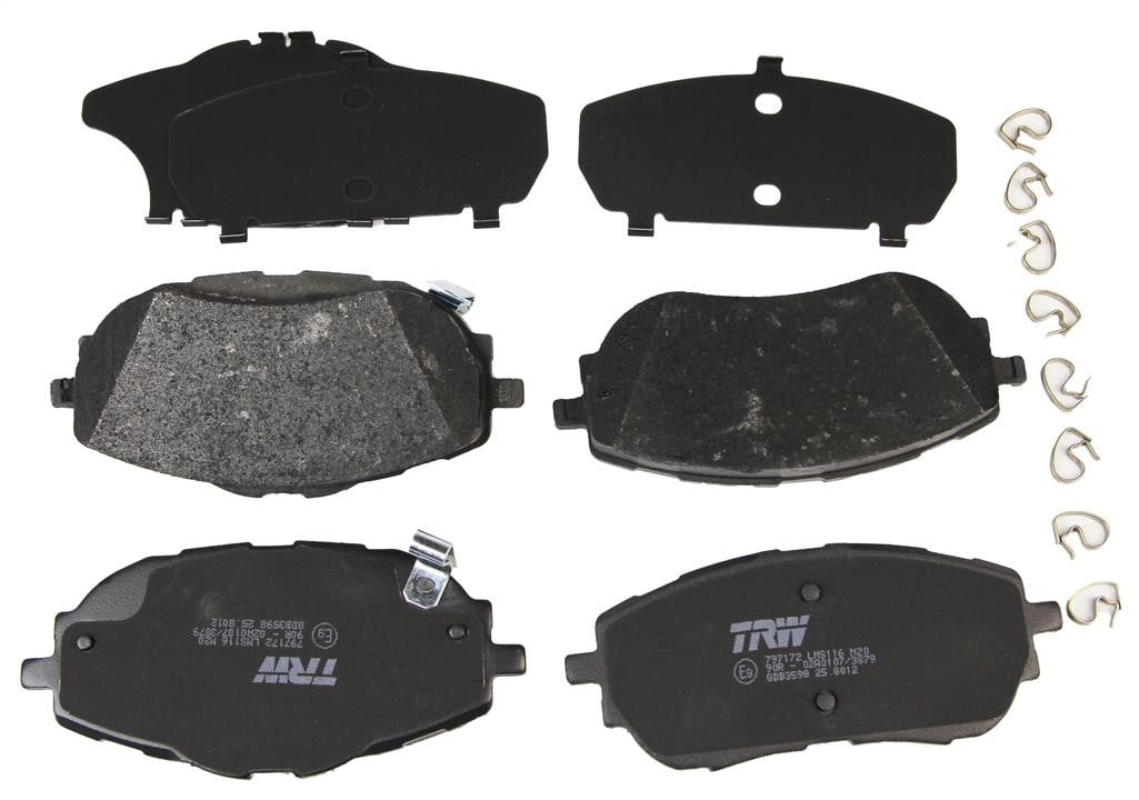 GDB3598 TRW TRW COTEC brake pad set