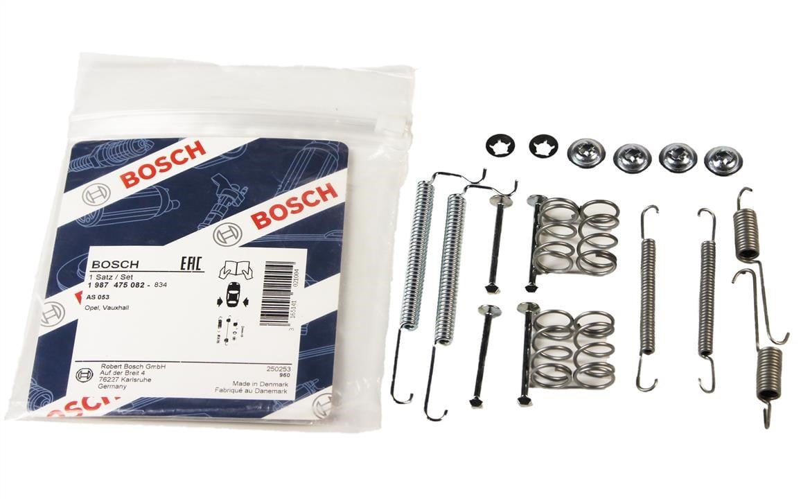 Brake pad fitting kit Bosch 1 987 475 082