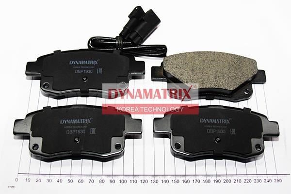 Dynamatrix DBP1930 Тормозные колодки дисковые, комплект DBP1930: Отличная цена - Купить в Польше на 2407.PL!
