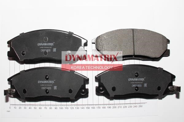 Dynamatrix DBP1605 Brake Pad Set, disc brake DBP1605: Buy near me in Poland at 2407.PL - Good price!