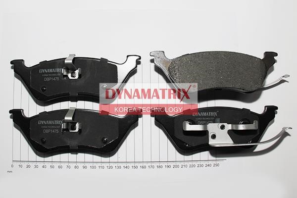 Dynamatrix DBP1475 Brake Pad Set, disc brake DBP1475: Buy near me in Poland at 2407.PL - Good price!