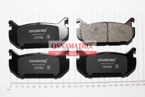 Dynamatrix DBP869 Brake Pad Set, disc brake DBP869: Buy near me in Poland at 2407.PL - Good price!